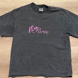 Black 'I Love Paris' Tee